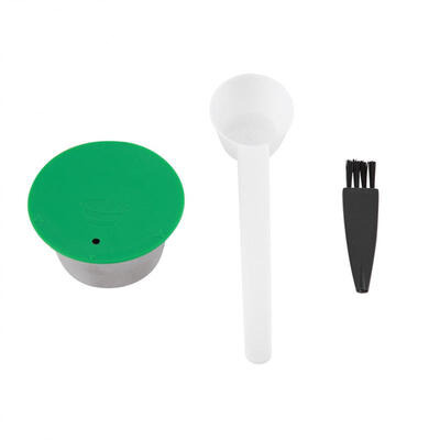 

Greensen Stainless Steel Refillable Coffee Capsule Coffee Tamper Reusable Coffee Pod Business Gift