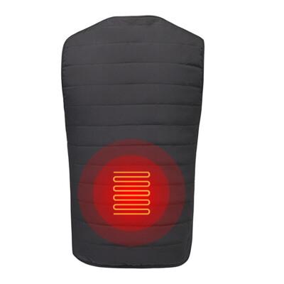 

Electric Heating USB Sleeveless V Neck Vest Winter Heated Outdoor Jacket Warmer