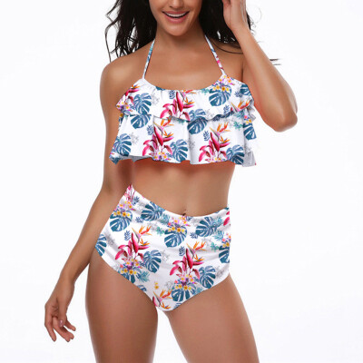 

Roseonmyhand Mother And Daughter Print Sexy Two Piece Swimsuit Matching Swimsuit Clothing