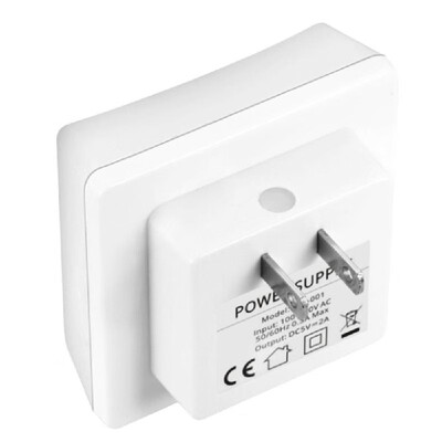 

Portable Charge Dual USB -ED Night Light Wall Lamp Plug Socket Sensor Lamp