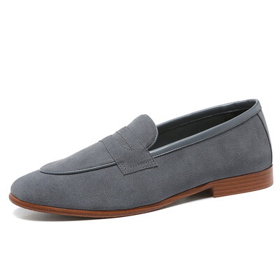 

Summer England peas shoes mens one foot mens shoes leather lazy shoes casual shoes Lok Fu shoes trend social shoes