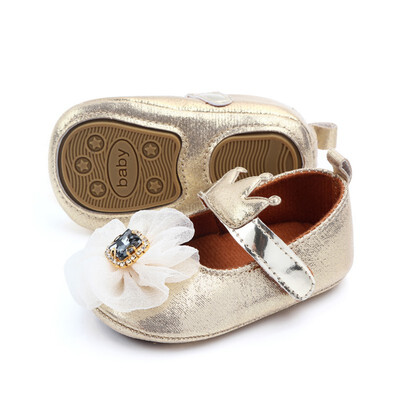 

Casual Baby Walking Shoes Autumn Baby Girl Anti-Slip First Walkers Flower Design Infant Sneakers