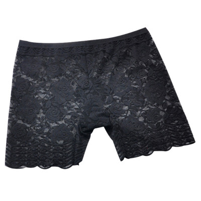 

Women Casual Shorts Women Full Lace Sexy Safe Seamless Shorts For Women 3 Colors Basic Plain