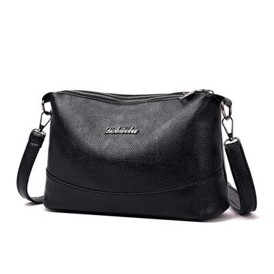 

Solid Color Shoulder Messenger Handbags Women Leather Small Crossbody Bags