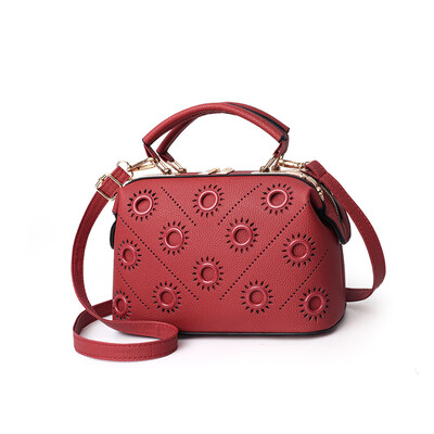 

Female bag 2019 new bag female Korean version of the stereo PU leather fashion handbags Messenger shoulder bag