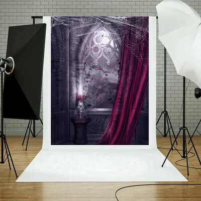 

Toponeto Halloween Backdrops Pumpkin Vinyl 3x5FT Lantern Background Photography Studio A