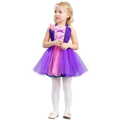 

Baby Girl Cosplay Bow Dress Kids Party Wedding Pageant Lace Dresses Clothes