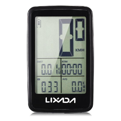

Lixada USB Rechargeable Wireless Bike Cycling Computer Bicycle Speedometer Odometer