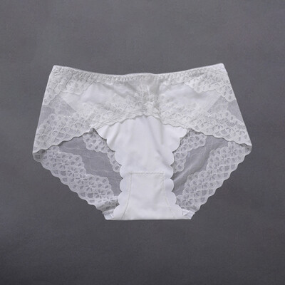 

Sexy Womens Lace Flower Lingerie Translucent Panties Underwear Knickers Briefs