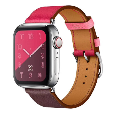 

for apple leather watch bracelet watchband for iwatch series 4321 replacement single tour strap belt