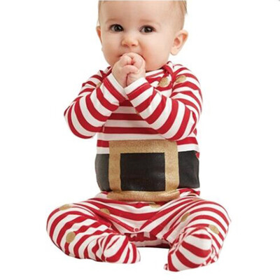 

Fashion Kids Infant Baby Boy Girl Christmas Suit Romper Jumpsuit Outfits Clothes