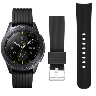 

Sports Silicone Band For Samsung Galaxy Watch 42Mm 46Mm Replacement Wrist Strap Band Bracelet Accessory
