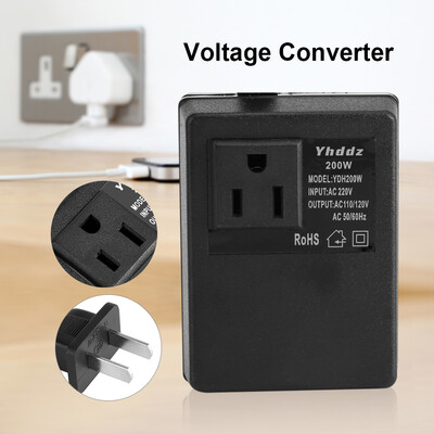 

Greensen Travel Electronic International Voltage Converter Transformer 220V to 110V Maximum 200W