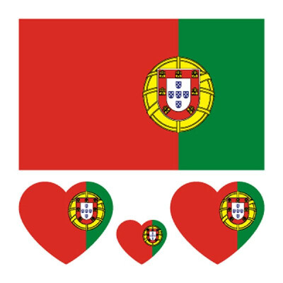 

Environmental Protection Waterproof&Anti-sweat National Flag Tattoos Stickers Football Fan Sticker