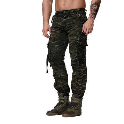 

Gobestart Fashion Mens Regular Fit Pants Cargo Pants Casual Trousers Work Pants