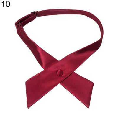 

Men Women Formal Party Wedding Adjustable Cross Bow Tie Wear Accessory Gift