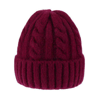 

Kids Knitted Winter Cap Solid Color Casual Ear Beanie Baby Children Hat