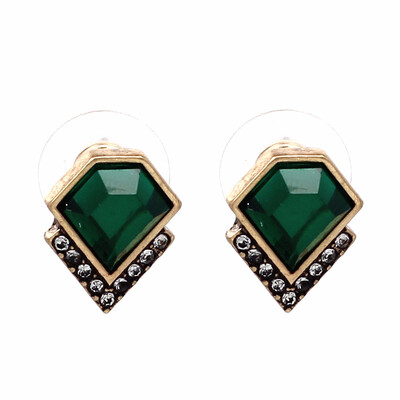 

AOTEMAN Fashion Jewelry Colorful crystal Pearl flower Stud Earrings for Women girls party ethnic Brincos simple oorbellen 2019