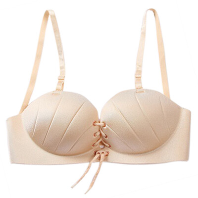 

Women Bras Beauty Back Seamless Underwear Slip-resistant Bras Back Band Dress Wedding backless invisible Bras