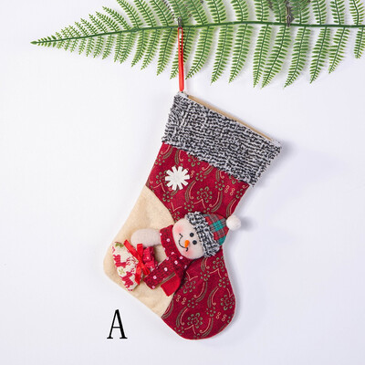 

Tailored Christmas Stockings Mini Socks Santa Candy Gift Bag Christmas Tree Decorations