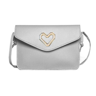 

Heart Cute Shoulder Flap Handbags Women Casual Solid Color Crossbody Bags