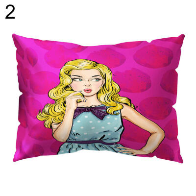 

Creative Beauty Printed Throw Square Pillow Case Cushion Cover Bedding Articles