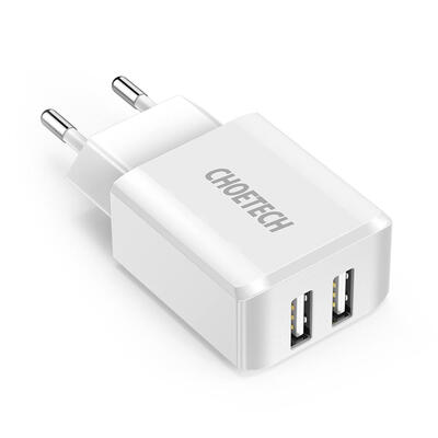

CHOETECH USB Charger 5V 2A Travel Wall Charger Adapter for Phone Tablet