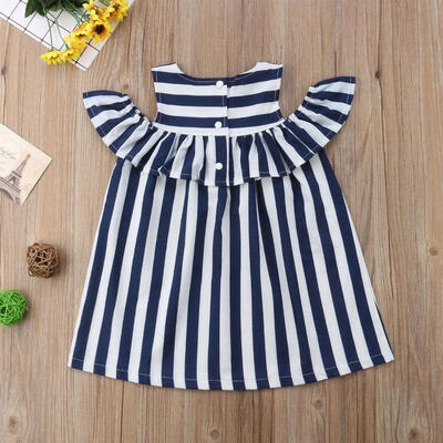 

Toddler Kids Baby Girls Floral Sleeveless Dress Princess Party Clothes Summer