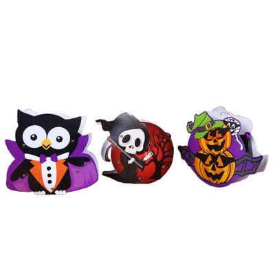 

Children Halloween Ghost Pumpkin Gift Box Kids Paper Candy Handbags Party Decorations Pumpkin Bag Random Color