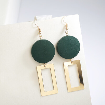 

2019 New Korean Style Women Geometric Dangling Statement Ear Jewelry Fashion Earrings Gift For Friend Dropshipping