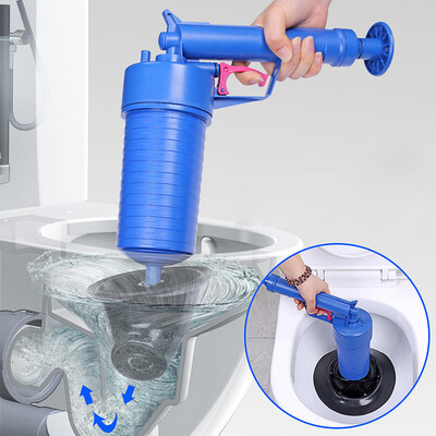 

〖Follure〗NEW Pressure Pump Cleaner Unclogs Toilet Hand Powered Plunger Set