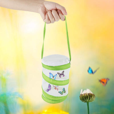 

Greensen Mini Foldable Portable Durable Ventilated Butterfly House Breeding Cage