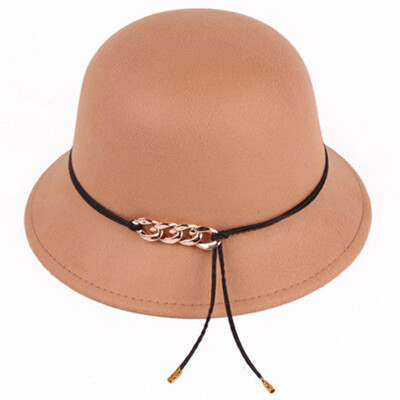 

Beach HatVintage Wide Brim Floppy Felt Hat Outdoor Casual Cloche Hat For Women Girls Visor