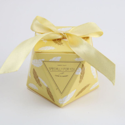 

50pcsset Octagon Exquisite Carton Box&Bags Sweet Gift Candy Boxes for Wedding Baby Shower Guest Favors Event Party Supplies
