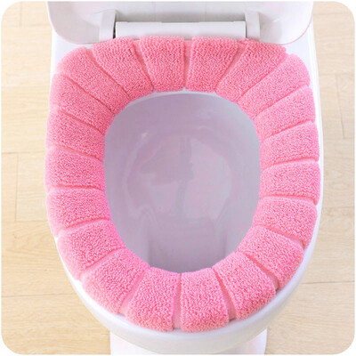 

Siaonvr Comfortable Velvet Coral Toilet Seat Cover Standard Pumpkin Pattern Cushion