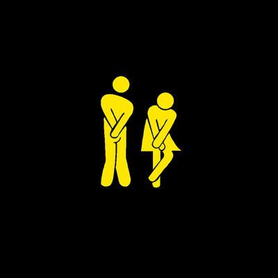 

〖Follure〗Removable Cute Man Woman Washroom Toilet WC Sticker Family DIY Decor