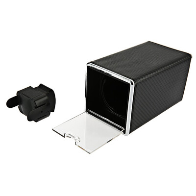 

JA1301 Automatic Watch Winder Display Box Autorotation Transparent Cover Jewelry Storage Case with EU Plug