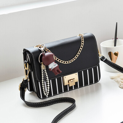 

Summer womens chain bag Korean fashion Joker shoulder Messenger bag female student ins