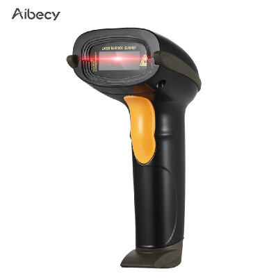 

Aibecy Automatic USB Barcode Scanner Wired Bar Code 1D Scanner Reader with Adjustable Stand USB Cable Compatible for Windows MAC