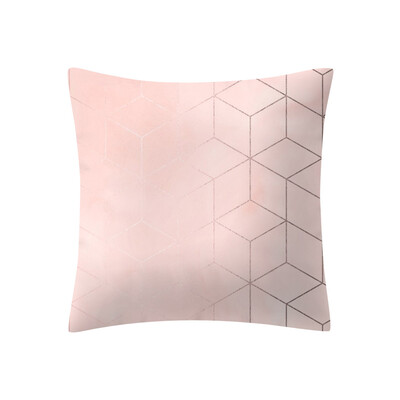 

〖Follure〗Rose Gold Pink Cushion Cover Square Pillowcase Home Decoratio