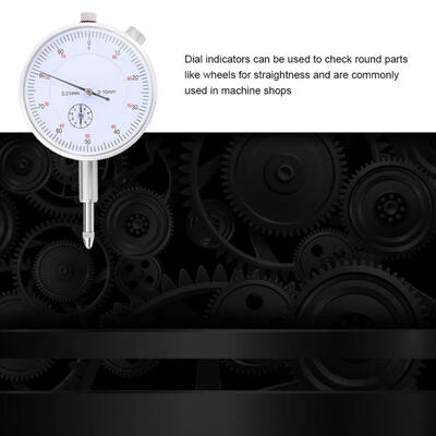 

Greensen 0-10mm Dial Indicator Gauge 001mm Accuracy Measuring Meter High Precision Instrument Tool