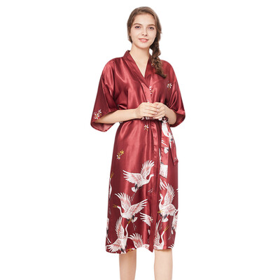 

Toponeto Lingerie Women Printed Robe Cloth Babydoll Nightdress Sleepwear Kimono