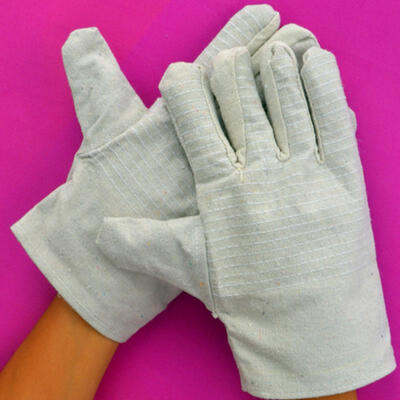 

Double Layer Thickened Protective Cloth Gloves Wear-Resistant Canvas Gloves For Welding Repairing 10 Pairs