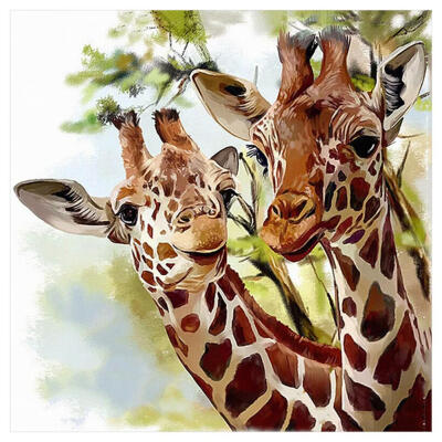 

5D DIY Diamond Painting Giraffe Cross Stitch Embroidery Rhinestones Mosaic