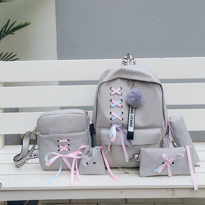 

Junior high school schoolbag ladies shoulder bag junior high school students Korean version of campus accommodation large capacity