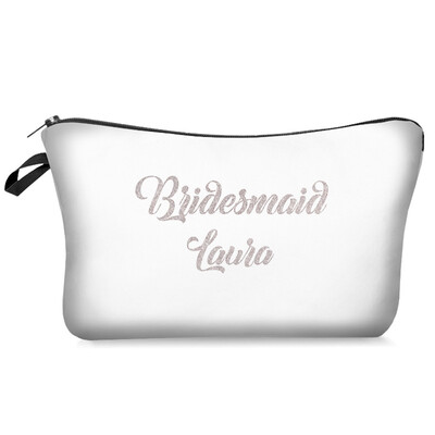 

Team Bride Make Up Bag Bridesmaid Squad Night Party Bride Wedding Make Up Bag