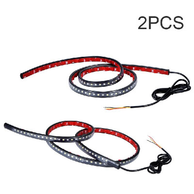 

2PCS 60inch Multi-Functional Truck Waterproof WhiteRed Light Tailgate Light Bar Reverse Turn Signal Running Braking Lights