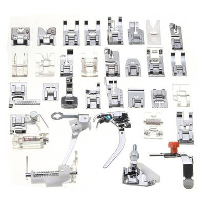 

32pcs Domestic Sewing Machines Presser Foot Feet Set for Brother Butterfly Electric Sewing Machines