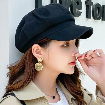 

Spring&Autumn New Fashion Chao Net Red Hat Japanese Octagonal Baseball Hat Female Habitat Beret