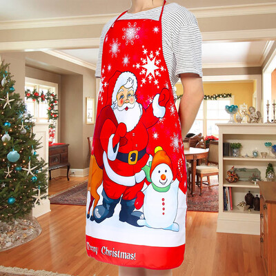 

Tailored Christmas Personality Apron Bar Restaurant Waiter Christmas Decoration Apron